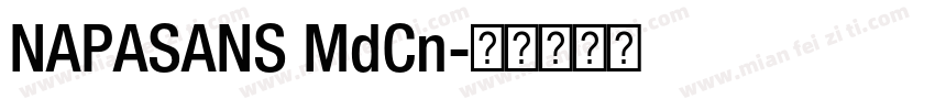 NAPASANS MdCn字体转换